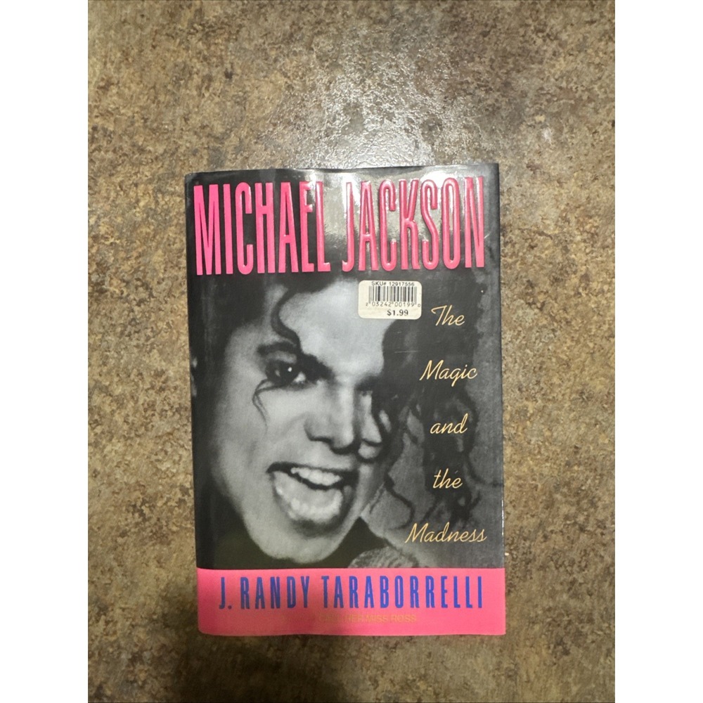 MICHAEL JACKSON BOOK THE MAGIC AND THE MADNESS 1ST PRINT 1ST EDITION RARE COVER